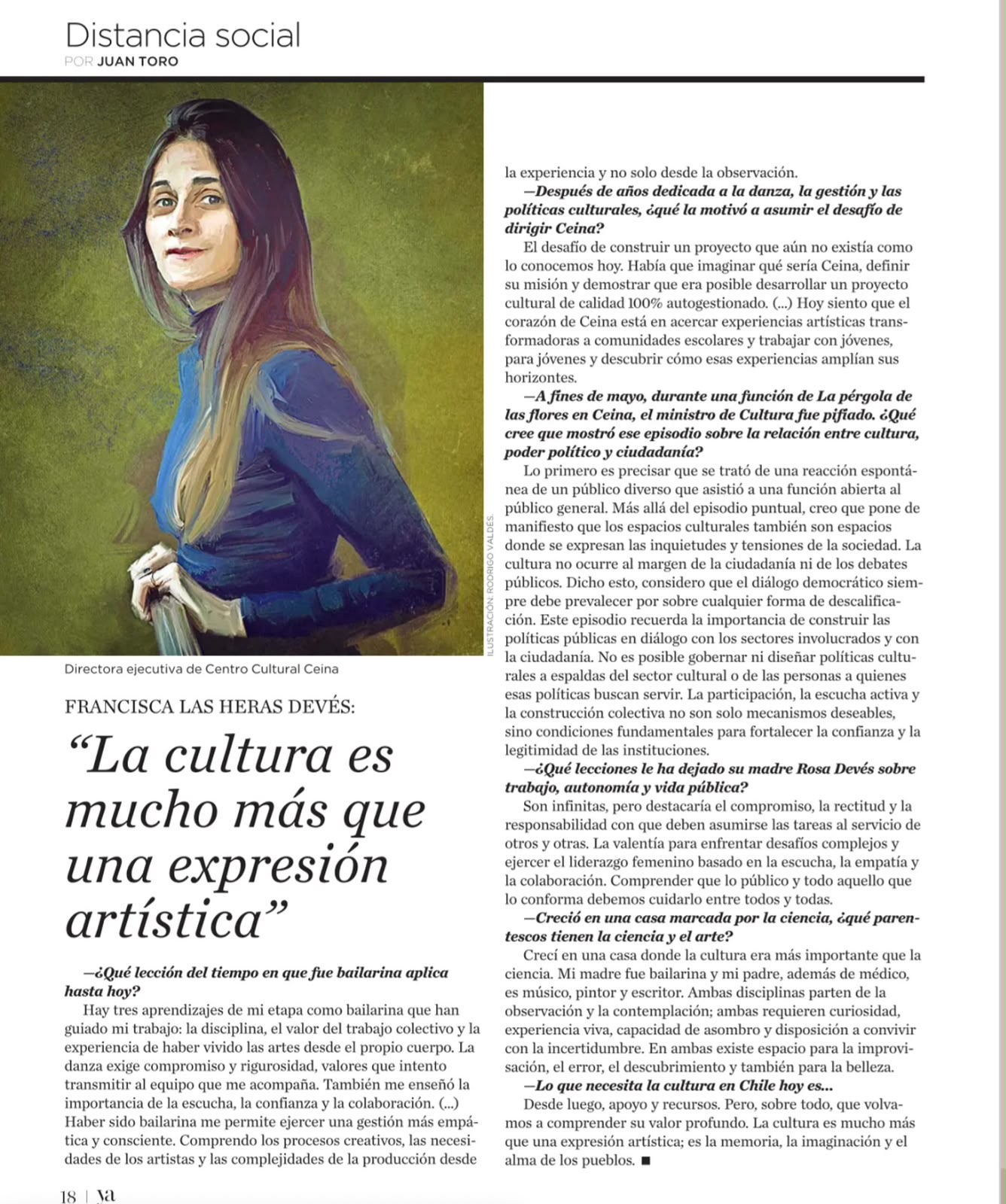 «La cultura es mucho más que una expresión artística»